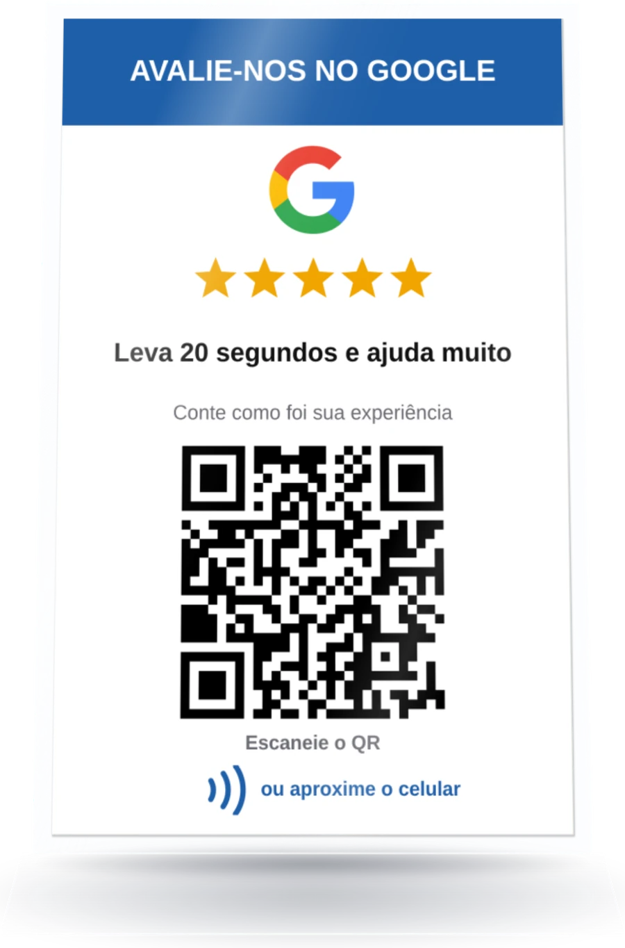 Modelo Clássico: Avalie-nos no Google