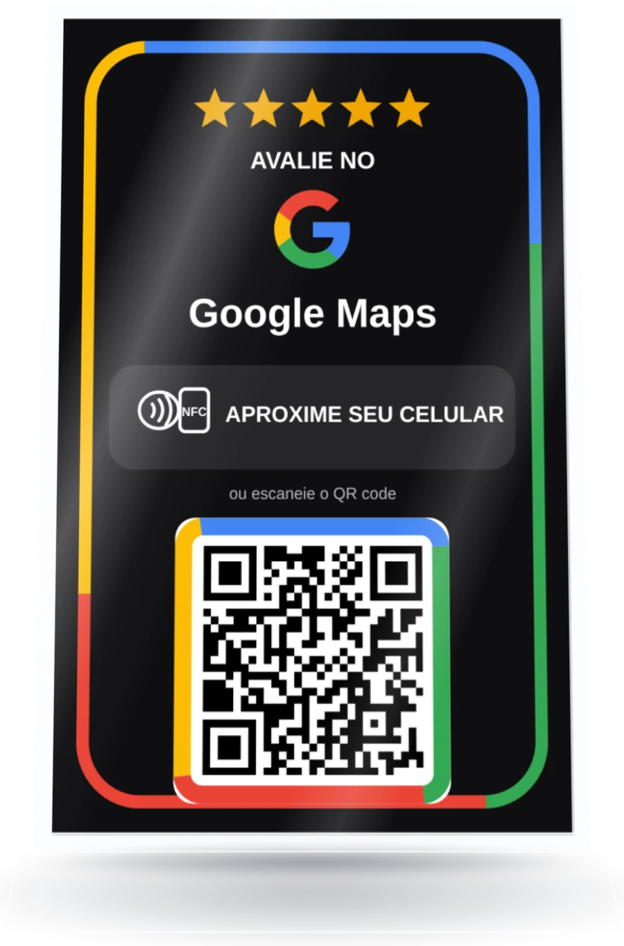 Modelo Vitrine escura: Avalie no Google Maps